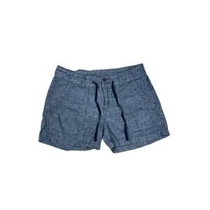 Patagonia Island Hemp/Org Cotton Shorts Drawstring & Pocket Gray Women’s Size 4